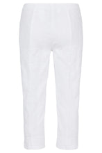 Load image into Gallery viewer, Robell - 51576 54401 Marie 07 Crop Trousers - White Damask 10