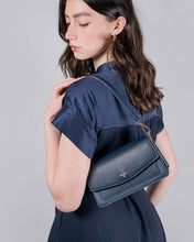Load image into Gallery viewer, Fable - Ditsy Shoulder Purse in Navy