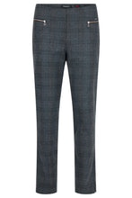 Load image into Gallery viewer, Robell - 52499 55042 Mimi Trousers - Black Blue Check 90