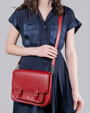 Load image into Gallery viewer, Fable - Wonderland Satchel in Cherry Red