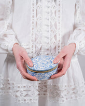 Load image into Gallery viewer, Fable - Running Bunny Blue Oval Jewellery Box