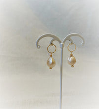 Load image into Gallery viewer, Alice Rose Jewellery - Circle Pearl Earrings
