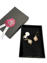 Load image into Gallery viewer, Alice Rose Jewellery - Circle Pearl Earrings