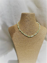 Load image into Gallery viewer, Alice Rose Jewellery - Green Flower Pearl Necklace