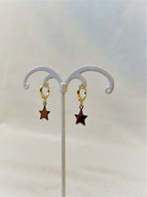 Load image into Gallery viewer, Alice Rose Jewellery - Star Hoops Gold