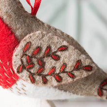 Load image into Gallery viewer, Corinne Lapierre - Mini Felt Craft Kit - Embroidered Robin