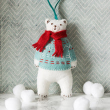 Load image into Gallery viewer, Corinne Lapierre - Felt Craft Mini Kit - Polar Bear