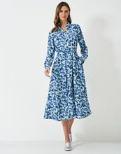 Load image into Gallery viewer, Crew Clothing - Sienna Shirt Dress in Blue Floral