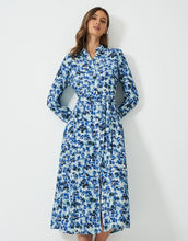 Load image into Gallery viewer, Crew Clothing - Sienna Shirt Dress in Blue Floral