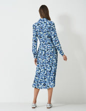 Load image into Gallery viewer, Crew Clothing - Sienna Shirt Dress in Blue Floral