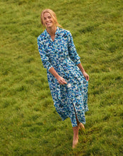 Load image into Gallery viewer, Crew Clothing - Sienna Shirt Dress in Blue Floral