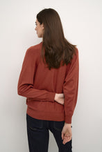 Load image into Gallery viewer, Culture - Annemarie V-Neck Pullover in Arabian Spice