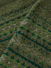 Load image into Gallery viewer, Sea Salt - Fair Isle Socks in Shingle Bay Hillside
