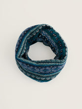 Load image into Gallery viewer, Sea Salt - Falling Light Snood in Larkspur Loch Multi