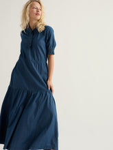 Load image into Gallery viewer, Sea Salt - Feather Star Dress in Mid Wash Indigo