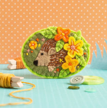 Load image into Gallery viewer, Hawthorn Handmade - Hedgehog Brooch Felt Craft Kit