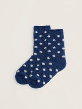 Load image into Gallery viewer, Sea Salt - Short Fluffies Socks in Confetti Marine