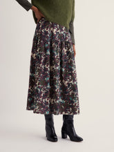 Load image into Gallery viewer, Sea Salt - Hamlyn Cord Skirt in Inky Seedheads Aran