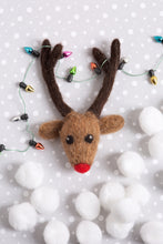 Load image into Gallery viewer, Hawthorn Handmade - Rudolph Brooch Felt Craft Kit