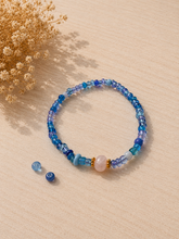 Load image into Gallery viewer, Alice Rose Jewellery - Iris Rainbow Stretch Bracelet - Blue