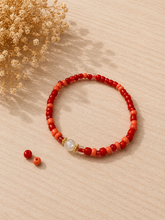 Load image into Gallery viewer, Alice Rose Jewellery - Iris Rainbow Stretch Bracelet - Red
