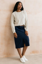 Load image into Gallery viewer, Lily & Me - Bryony Jumper Fleck Knit in Ecru