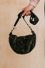 Load image into Gallery viewer, Lily & Me - Trailing Leaves Crossbody Bag in Olive