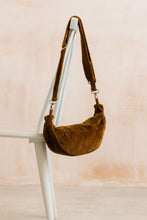 Load image into Gallery viewer, Lily & Me - Jumbo Cord Crossbody Bag in Burnt Caramel