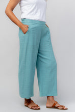 Load image into Gallery viewer, Lily & Me - Drift Trouser Seersucker Check in Ocean