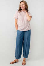 Load image into Gallery viewer, Lily & Me - Sail Trouser in Indigo Denim Tencel