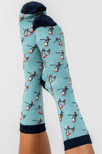 Load image into Gallery viewer, Lily & Me - Toucans Bamboo Socks Ocean