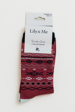 Load image into Gallery viewer, Lily & Me - Fair Isle Ankle Socks