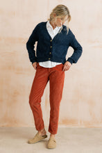 Load image into Gallery viewer, Lily & Me - Jumbo Cord Brookend Trouser in Terracotta