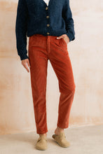 Load image into Gallery viewer, Lily & Me - Jumbo Cord Brookend Trouser in Terracotta