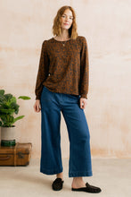Load image into Gallery viewer, Lily & Me - Mono Foliage Caroline Top in Burnt Caramel