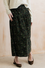 Load image into Gallery viewer, Lily & Me - Trailing Leaves Frances Skirt in Dark Olive