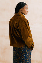 Load image into Gallery viewer, Lily & Me - Jumbo Cord Olivia Jacket in Burnt Caramel