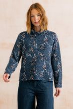 Load image into Gallery viewer, Lily & Me - Herbarium Print Susanna Jumper in Navy