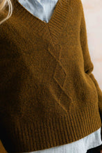 Load image into Gallery viewer, Lily & Me - Cable Knit Wickridge Jumper in Burnt Caramel