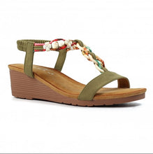 Load image into Gallery viewer, Lunar - Clemont Sandal in Khaki