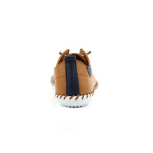 Load image into Gallery viewer, Lunar - St Ives Leather Plimsoll in Tan