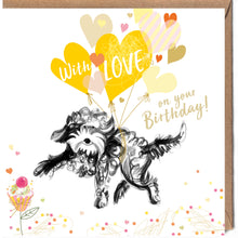Load image into Gallery viewer, Lydia London - Labradoodle Dashing Dogs Card