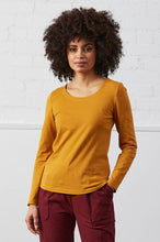 Load image into Gallery viewer, Nomads - Organic Cotton Long Sleeve Jersey Top - Butterscotch