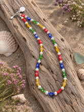 Load image into Gallery viewer, Alice Rose Jewellery - Rainbow Flower Pearl Necklace