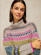 Load image into Gallery viewer, White Stuff - Felicity Fairisle Jumper in Natural Multi