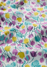 Load image into Gallery viewer, Sea Salt - Hope Cottage Blouse in Spring Tulips Chalk