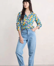 Load image into Gallery viewer, Sea Salt - Larissa Shirt in Zennor Blooms Chalk