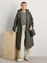 Load image into Gallery viewer, Sea Salt - Penweathers Trench Coat - Light Nori