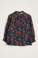 Load image into Gallery viewer, Sea Salt - Romantic Top - Tapestry Leaves Maritime