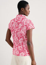 Load image into Gallery viewer, Sea Salt - Rushmaker Shirt in Stream Flower Scarlet
